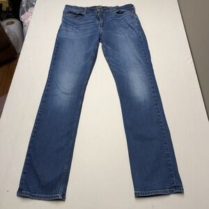 Paige Men's Federal Jeans 32 X 33 Shade A Blue Denim Slim Straight Skinny